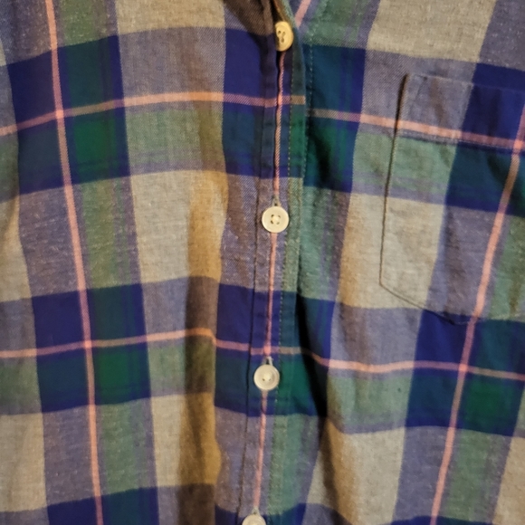 J. Crew Women's Classic-Fit Flannel Shirt Size S - Picture 3 of 6